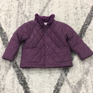⚡️$4 FLASH SALE⚡️Purple Jacket Baby Girl 12-18